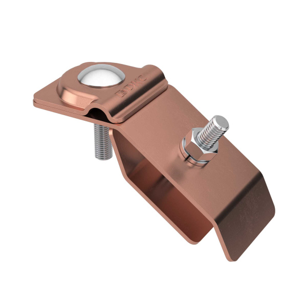 DKC Держатель прутка на водостоке с болтом, медь