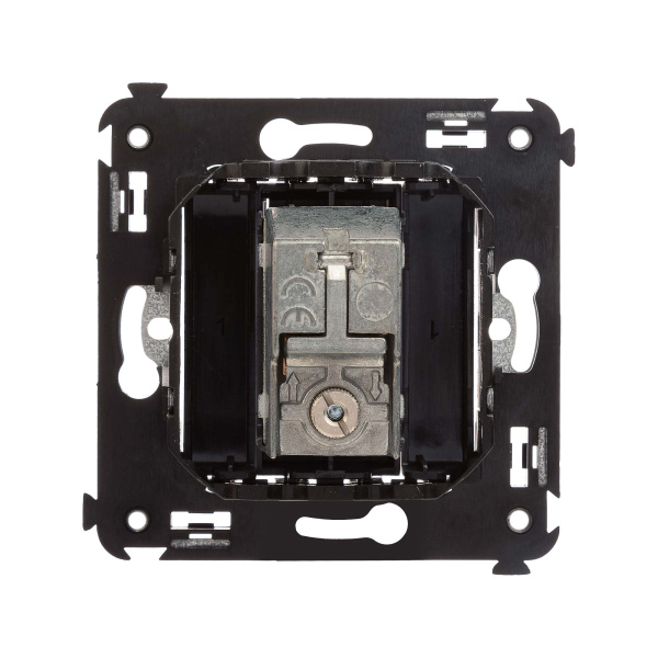 Купить DKC Розетка TV проходная в стену, "Avanti", "Черный матовый"