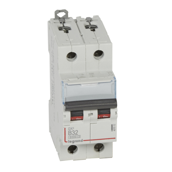 Legrand DX3 Автоматический выключатель 2P 32A (B) 6000/10kA 407512 Legrand DX3 Автоматический выключатель 2P 32A (B) 6000/10kA 407512