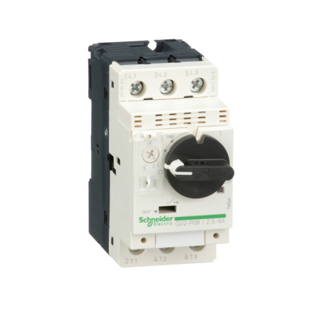 SE GV2 Автоматический выключатель с комбинированным расцепителем (2,5-4А) GV2P08