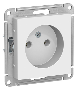 Systeme Electric AtlasDesign Лотос Розетка б/з без шторок, 16А, механизм