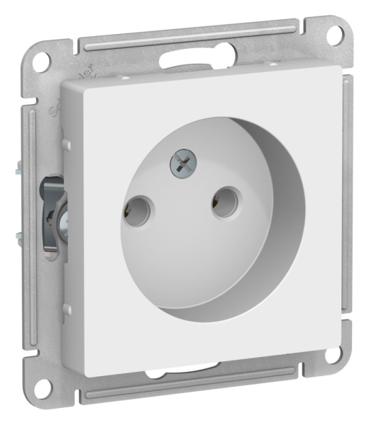 Systeme Electric AtlasDesign Лотос Розетка б/з без шторок, 16А, механизм