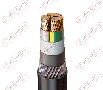 Кабель силовой ВКШв 3х95 мс(N,PE)-1 Угличкабель PL132130953400000000