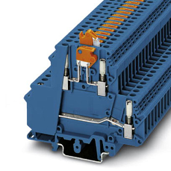 Phoenix Contact Клеммы с ножевыми размыкателями UKK 5-MTK-P/P BU 0711593