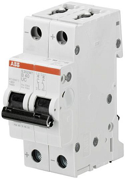 ABB Выключатель автоматический 2-полюсной S202M C3UC 2CDS272061R0034 ABB Выключатель автоматический 2-полюсной S202M C3UC 2CDS272061R0034