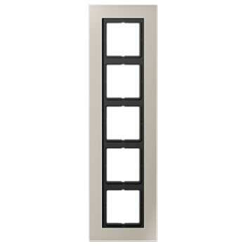 JUNG LS plus Edelstal Сталь Рамка 5-ая LSP985ES