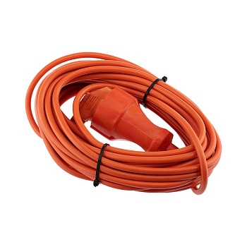 PROconnect Удлинитель-шнур ПВС 3х0.75, 10 м, с/з, 6 А, 1300 Вт, IP44, оранжевый (Сделано в России) 11-7108