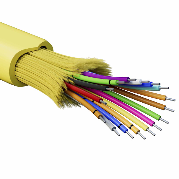 DKC Кабель волоконно-оптический, распределительный, арамидные упрочняющие нити, для внутренней прокладки, нг(А)-HF, 16 ОВ, категорияOS2(G.652.D) плотн