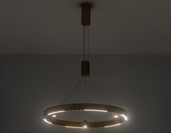 Купить Ambrella Светильник подвесной светодиодный FL5846/1+3 GD золото 40W 3000K/4200K/6400K D600*1200 (без ПДУ)