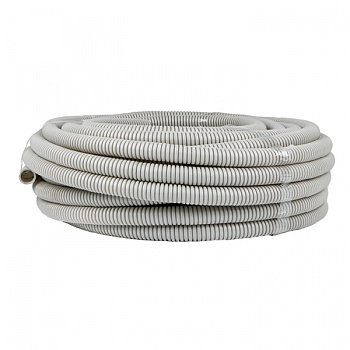 EKF PROxima Труба гофр. ПВХ Plast с зондом d25мм (25м.)