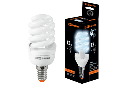 TDM Лампа энергосберегающая КЛЛ-FSТ2-13 Вт-4200 К–Е14 SQ0323-0058