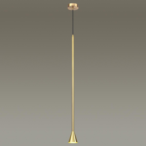 Купить Odeon Light 3884/1G ODL20 213  золотистый /металл Подвесной светильник GU10 50W 220V PIPA