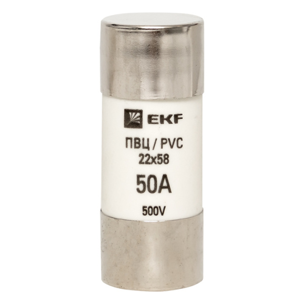 Купить EKF PROxima Плавкая вставка цилиндрическая ПВЦ (22х58) 50А