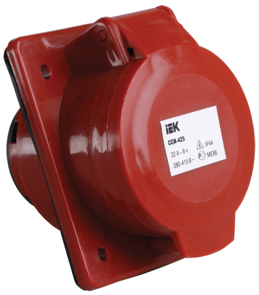 Купить IEK Розетка 425 скрытая 3Р+Е+N 32А 380В IP44