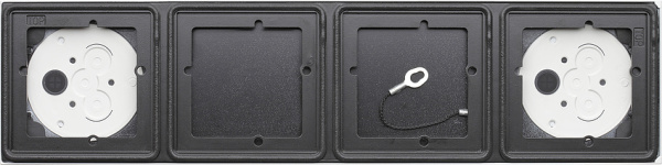 Gira Корпус накладного монтажа 4-местн. System 106 5504902