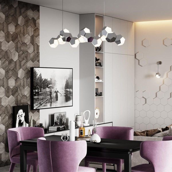 Купить Odeon Light 4304/7WL HIGHTECH ODL22 165 хром Настенный светильник IP20 LED 7W 420Лм IP20 4000K BINGO