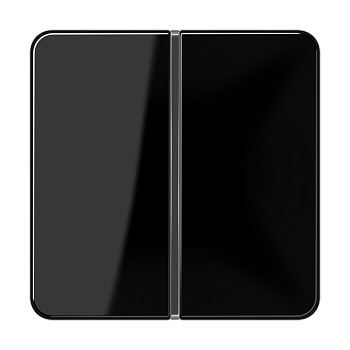 JUNG 1-клавишная накладка для пульта КNX, чёрная, для серии СD CD401TSASW