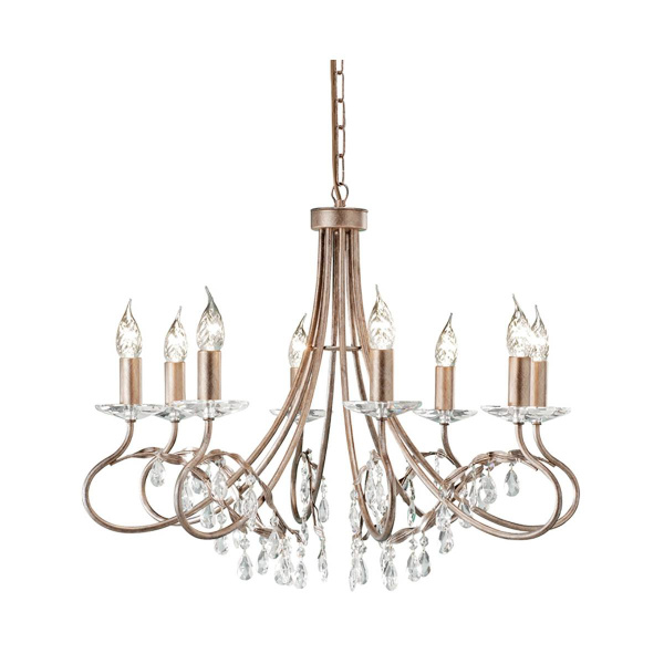 Natural Concept CHRISTINA Люстра CRT8-SILVER-GOLD Natural Concept CHRISTINA Люстра CRT8-SILVER-GOLD