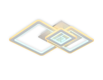 Ambrella Потолочный светодиодный светильник с пультом FA862 WH белый 79W 550*530*120 (ПДУ РАДИО 2.4)