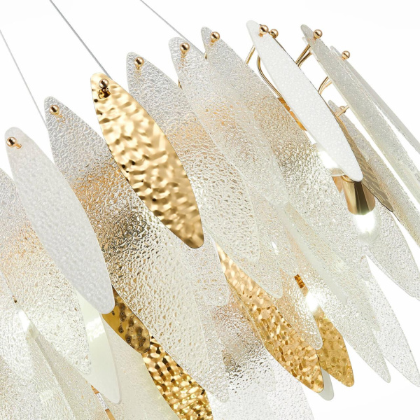 Купить ST Luce SL1224.203.08 Люстра подвесная Золото/Прозрачный, Белый E14 8*60W