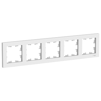 Systeme Electric AtlasDesign Бел Рамка 5-ая, универсальная
