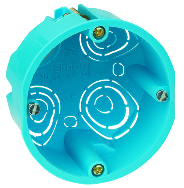 Simon Other Синяя Коробка 1-ая для монтажа в пустотелые стены (Sim.27,82,82N,88) 31712-61