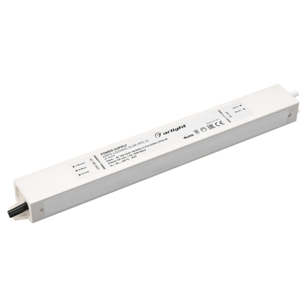 Arlight Блок питания ARPV-LG24045-SLIM-PFC-D (24V, 1.9A, 45W) (IP67 Металл, 5 лет) 031719