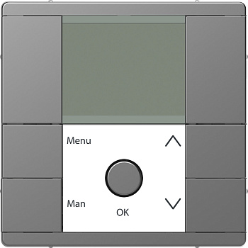 SE Merten D-Life Нержавеющая Сталь PlusLink Центральная плата таймера с дисплеем MTN5755-6036