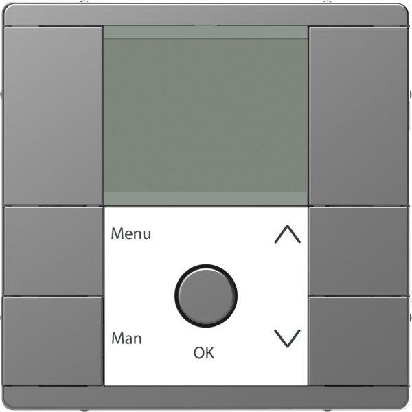 SE Merten D-Life Нержавеющая Сталь PlusLink Центральная плата таймера с дисплеем MTN5755-6036