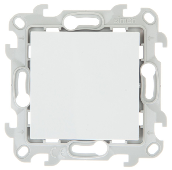 Simon 24 Белый Одноклавишный выключатель 2450101-030
