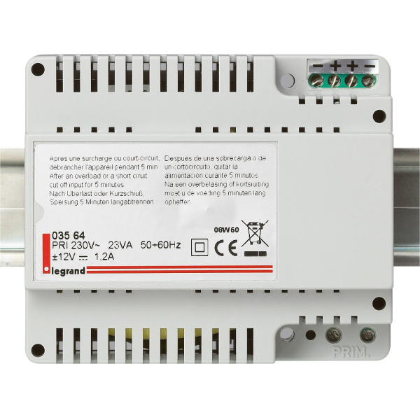 Legrand Источник питания для веб-сервера и блока сценариев шинная технология SCS 003564