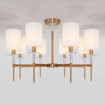 Eurosvet Классическая потолочная люстра 60132/8 латунь a057593