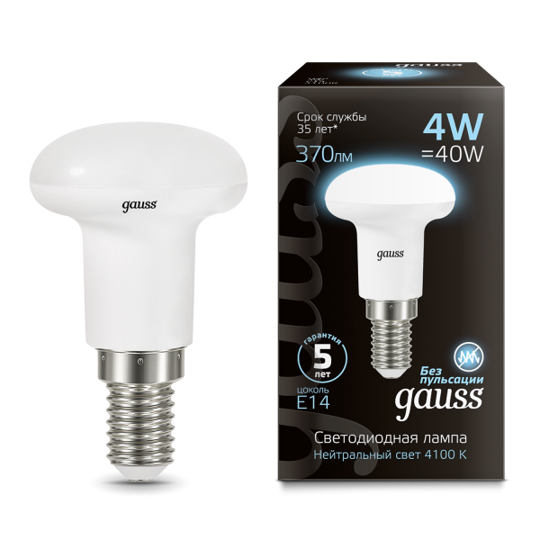 Купить Gauss Лампа R39 4W 370lm 4100K Е14 LED 106001204