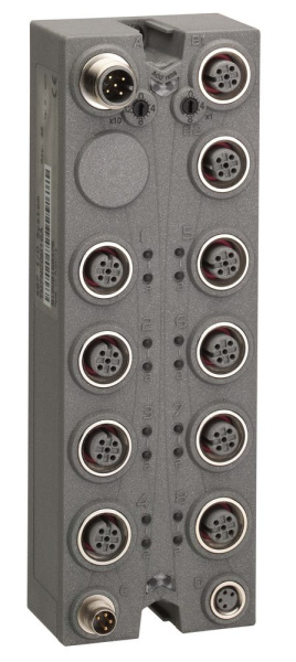 Купить SE Дискретный модуль CANopen IP67, 16 вх/вых, разъемы М12 TM7NCOM16A