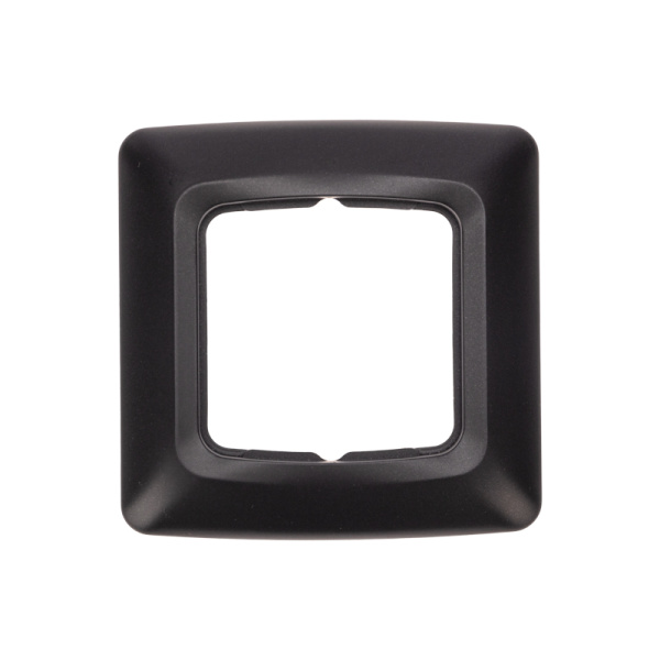 DEA Рамка 1-я горизонтальная Черный Металлик KRANZ KR-78-0345