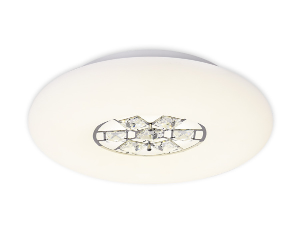 Ambrella Потолочный светодиодный светильник с пультом FA158 WH белый 32W D360*90 (ПДУ РАДИО 2.4)