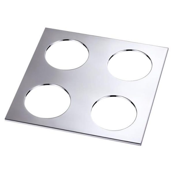 Novotech 358252 NT19 086 хром Рамка декоративная к артикулам 357585-357587, 357589, 357909-357910, 370639-370