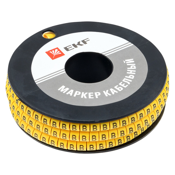 Купить EKF PROxima Маркер кабельный 4,0 мм2 "B" (500 шт.) (ЕС-2)