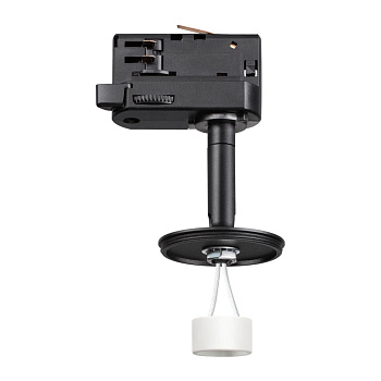 Novotech 370686 NT19 000 черный Светильник трековый трехфазный без плафона (плафоны арт. 370694-370711) IP20