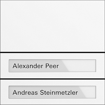 Gira Модуль кнопок вызова System 106 2-местн. 5532902