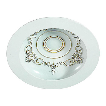 Novotech 357357 NT17 296 белый/золото Встраиваемый светодиодный светильник 30LED 7W 85-265V GESSO