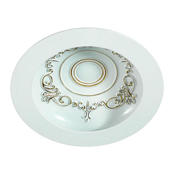 Novotech 357357 NT17 296 белый/золото Встраиваемый светодиодный светильник 30LED 7W 85-265V GESSO