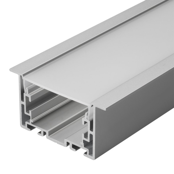 Купить Arlight Профиль с экраном S2-LINIA69-F-2500 ANOD+OPAL (Алюминий) 021177