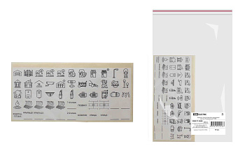 TDM Комплект пиктограмм для маркировки щитков "Расширенный" SQ0817-0080