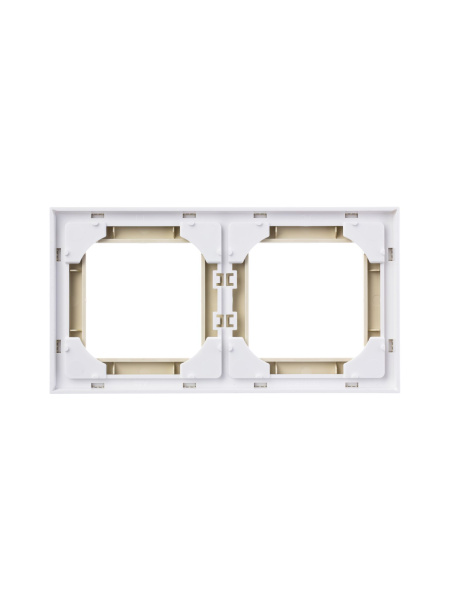 Купить ABB EPJ Levit слоновая кость / белый Рамка 2 поста 2CHH015020A6017