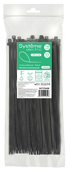 Systeme Electric Стяжка кабельная 370х4.8 Чёрная (100шт)