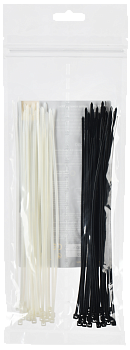 IEK Набор хомутов 2,5х200 (25б. 25ч) (50шт/упак)