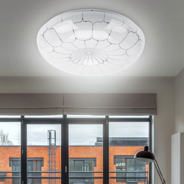 ЭРА Светильник потолочный светодиодный SPB-6-18-6,5K Pautina без ДУ 18Вт 6500K