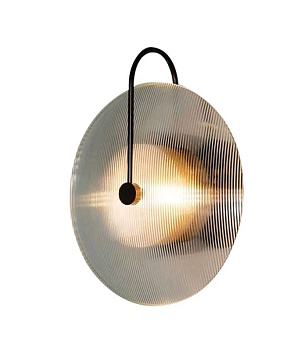 Kink Light 08438-2,19 Бра Мелиса черный/дымчатый d25 h30 Led 6w (4000K)