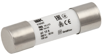 IEK KARAT Плавкая вставка цилиндрическая ПВЦ 14х51 12А KARAT